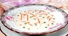 Рецепт - Суп с зеленым горошком и кукурузой
