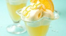 Рецепт - Десерт из маскарпоне с апельсиновым желе