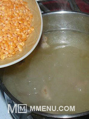 Приготовление блюда по рецепту - Суп с чечевицей и мясом.. Шаг 6