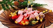 Рецепт - Закуска из ветчины