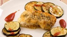 Рецепт - Макрурус жареный с баклажанами и цуккини