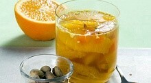 Рецепт - Компот из тыквы с апельсинами