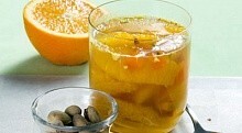 Рецепт - Компот из тыквы с апельсинами