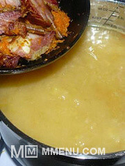 Приготовление блюда по рецепту - Гороховый суп с копчеными ребрышками - рецепт от Виталий. Шаг 11
