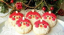 Рецепт - Новогодний десерт «Дед Мороз»