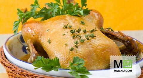 Гусь, тушеный с овощами Гусь, тушеный с овощами