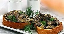 Рецепт - Тосты с грибами
