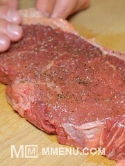 Приготовление блюда по рецепту - Стейк стриплойн обратной обжарки (revers sear steak). Шаг 2