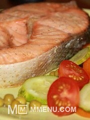 Приготовление блюда по рецепту - Стейк из лосося запеченный в меде. Шаг 5