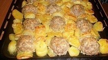 Рецепт - Ёжики запеченные с картошкой