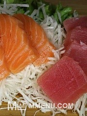 Приготовление блюда по рецепту - Сашими из лосося и тунца. Шаг 6