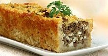 Рецепт - Пирог из хлеба с мясом