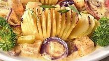 Рецепт - Картофель с ананасом