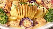 Рецепт - Картофель с ананасом