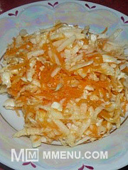Приготовление блюда по рецепту - Салат с черной редькой и морковью. Шаг 1