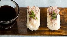 Рецепт - Ика гесо (суши с щупальцами кальмара)