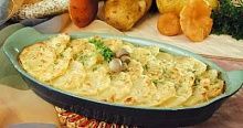 Рецепт - Картофельная запеканка с грибами