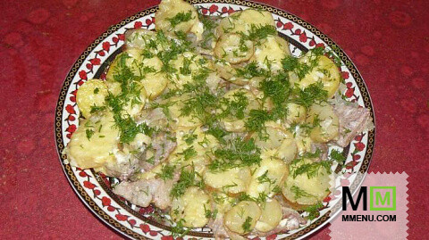 Мясо по-французски - рецепт от Виталий Мясо по-французски - рецепт от Виталий