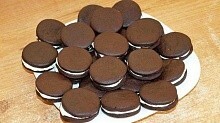 Рецепт - Шоколадное печенье как Орео - видео рецепт