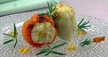 Рецепт - Перец, запеченный с творогом
