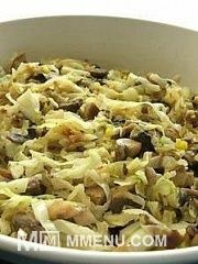 Приготовление блюда по рецепту - Кулебяка с капустой и грибами. Шаг 2