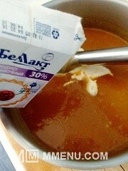 Приготовление блюда по рецепту - Крем-суп из кабачков со сливками. Шаг 7