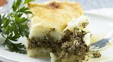 Рецепт - Запеканка с печенкой и соусом бешамель