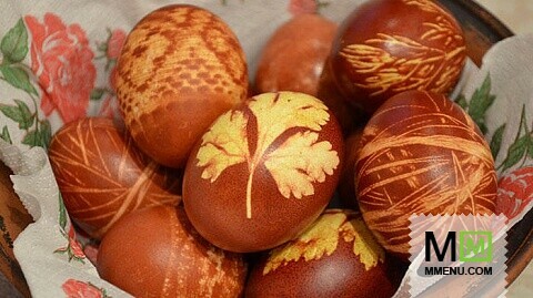 Как покрасить яйца на пасху с рисунком