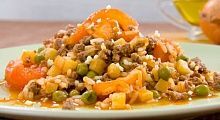 Рецепт - Мясо с рисом по-испански