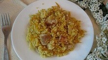 Рецепт - Пшенная каша с мясом и овощами 