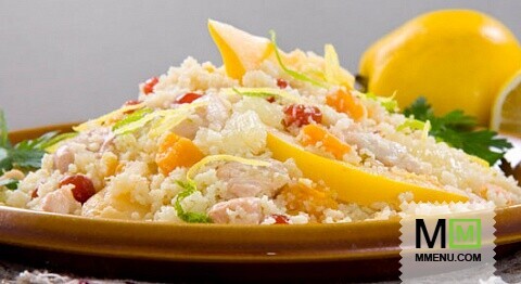 Кус-кус с курицей, курагой и шафраном Кус-кус с курицей, курагой и шафраном