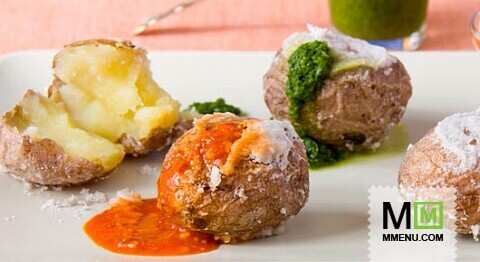Картофель с соусом мохо Картофель с соусом мохо
