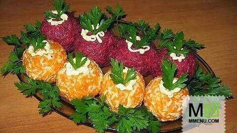 Овощные закусочные шарики Овощные закусочные шарики