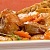 Горячая закуска из свинины с ананасом
