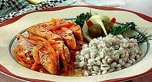 Рецепт - Рыба, тушенная с овощами