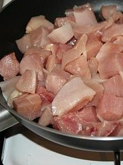 Приготовление блюда по рецепту - Рагу из курицы. Шаг 1