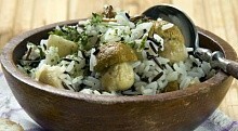 Рецепт - Рис с грибами