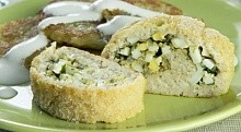 Рецепт - Рулет из щуки с молочным соусом