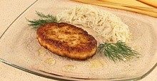 Рецепт - Шницель из трески