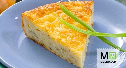 Пирог с луком и сыром фета