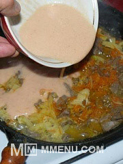 Приготовление блюда по рецепту - Тушеные куриные сердечки. Шаг 11