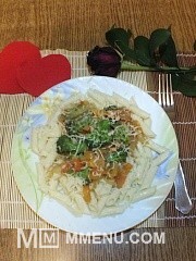 Приготовление блюда по рецепту - Пенне с болгарским перцем и брокколи.. Шаг 4