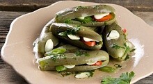 Рецепт - Баклажаны, квашенные с зеленью