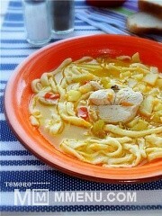 Приготовление блюда по рецепту - Куриный суп с домашней лапшой. Шаг 11