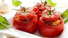 Рецепт - Запеченные помидоры со свининой