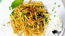 Рецепт - Картофель пай с зеленым соусом