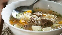 Рецепт - Суп с картофелем и рисом