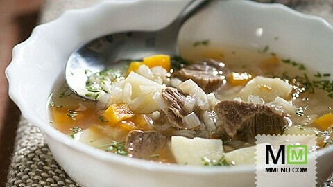 Суп с картофелем и рисом