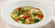 Рецепт - Суп куриный с лапшой и овощами