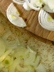 Приготовление блюда по рецепту - Зеленый плов с печенью-Бахш . Шаг 12